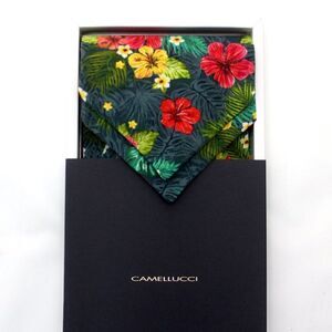 Men's Multi color Tropical Floral Cotton A…